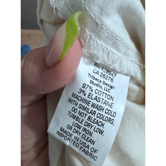 Nili Lotan Luna cotton pants size 6 drop crotch baggy trousers designer quiet - Picture 4 of 5